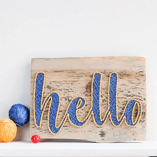 String Art Pattern - Hello