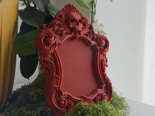 Gothic Skull Cross Stitch Frame STL – Commercial License