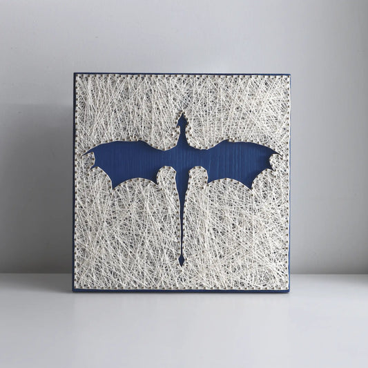 DIY kit - Dragon Silhouette String Art