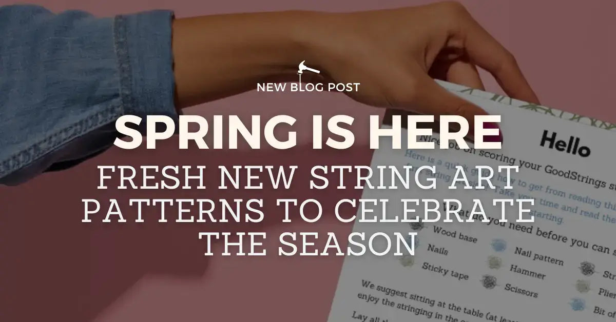 Spring String Art Patterns – Easy Printable Templates
