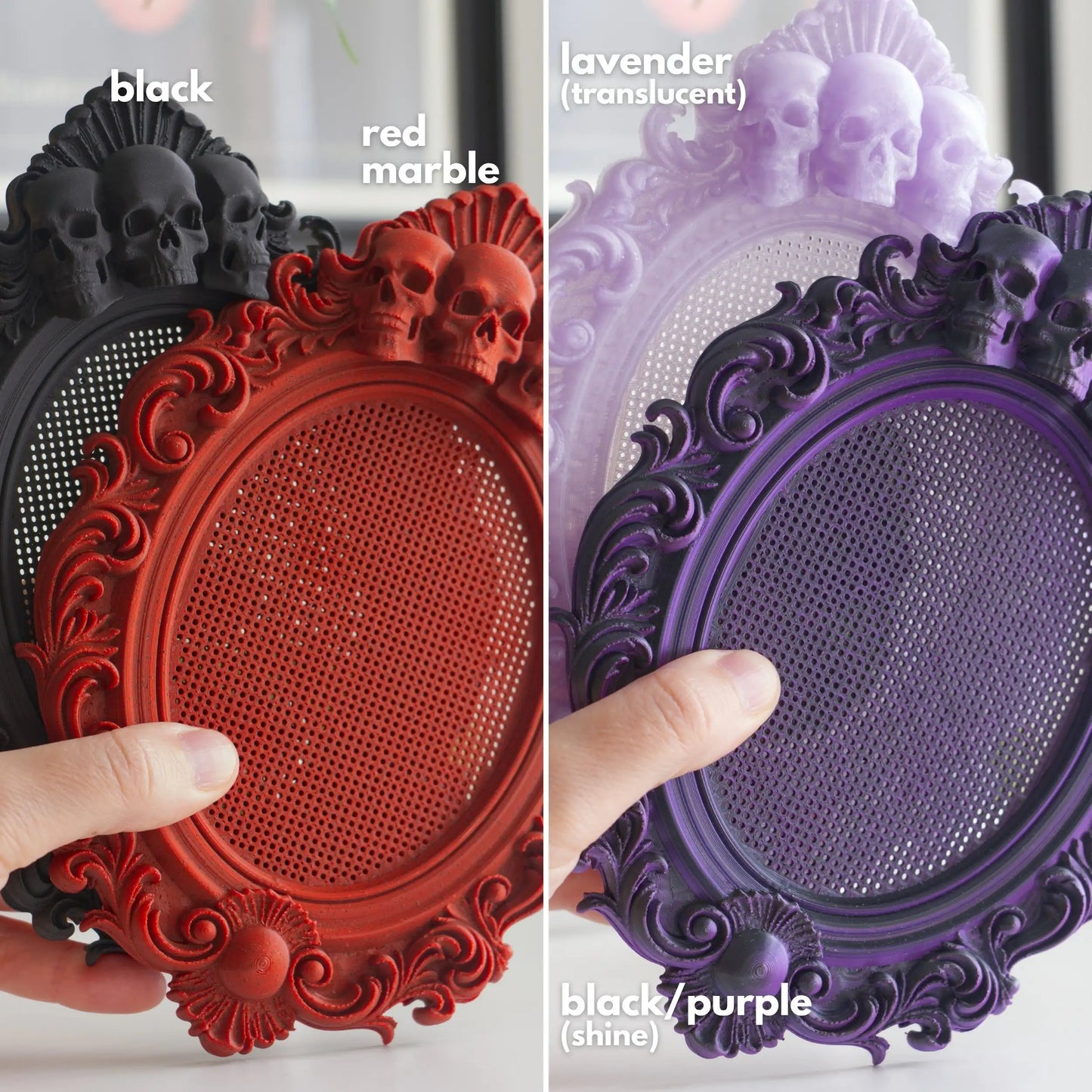Gothic Skull Cross Stitch Frame – Stitchable Embroidery Frame