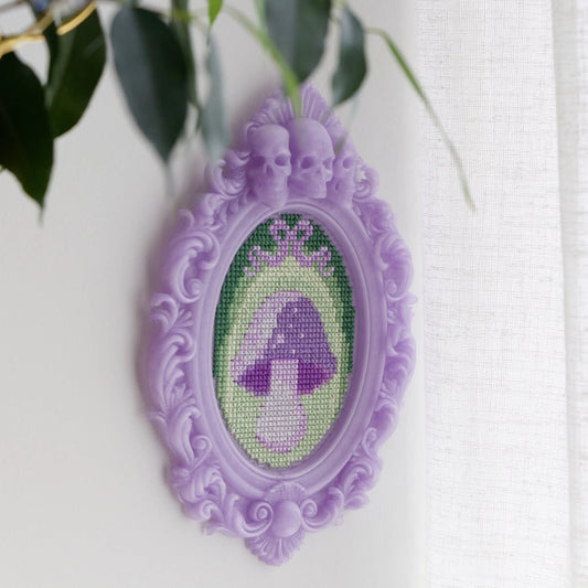 Gothic Skull Cross Stitch Frame – Stitchable Embroidery Frame