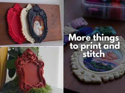 More 3D printable cross stitch frame designs from GoodStrings