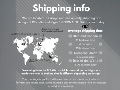 shipping information