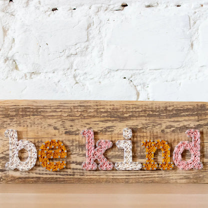 String Art Pattern - Be Kind