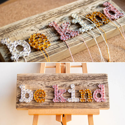 String Art Pattern - Be Kind