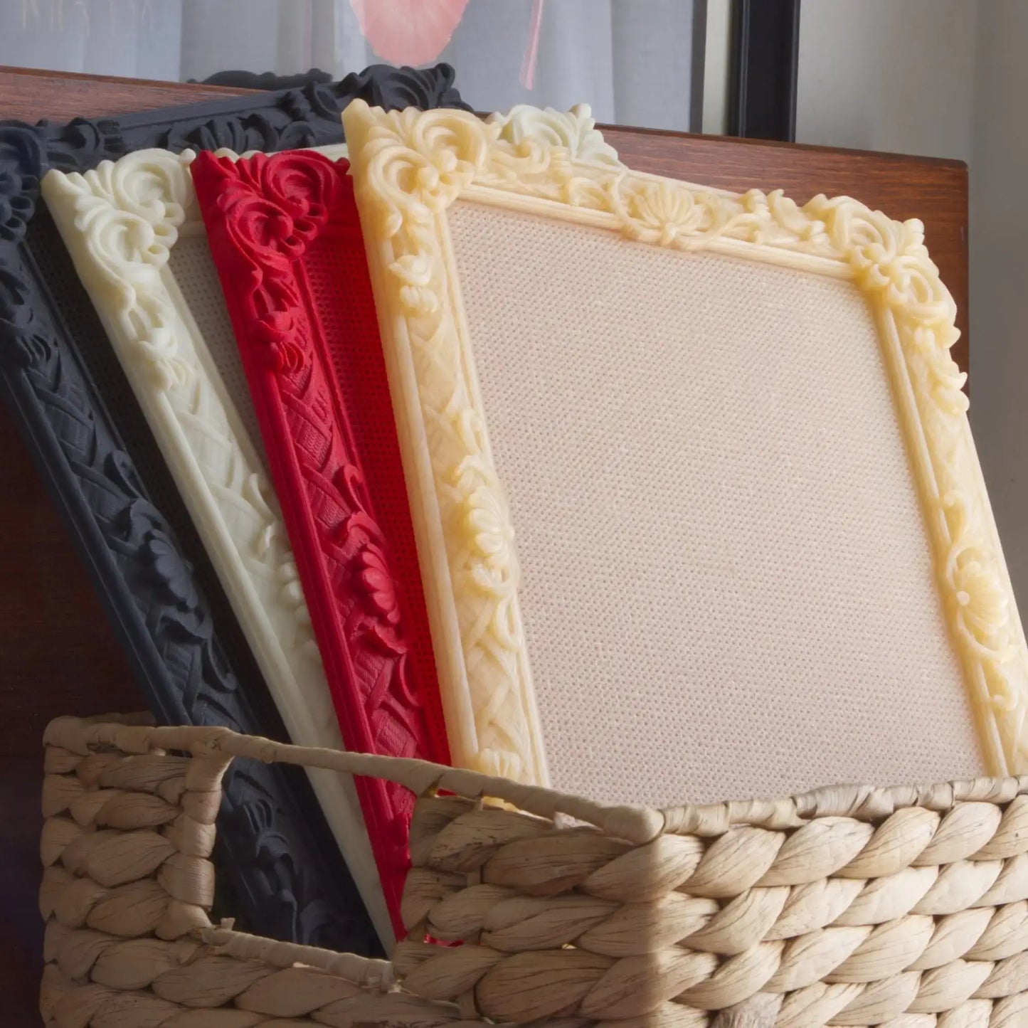 Rectangle Cross Stitch Frame STL File (Large) – 3D Print Stitchable Embroidery Frame
