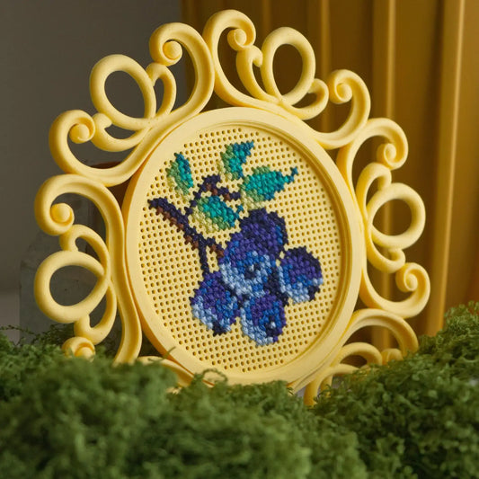 Cross Stitch Frame – Round Stitchable Cross Stitch Frame