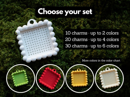 Cross Stitch Keychain Blanks with Clip-In Back