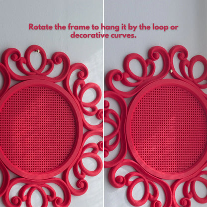 Cross Stitch Frame – Round Stitchable Cross Stitch Frame