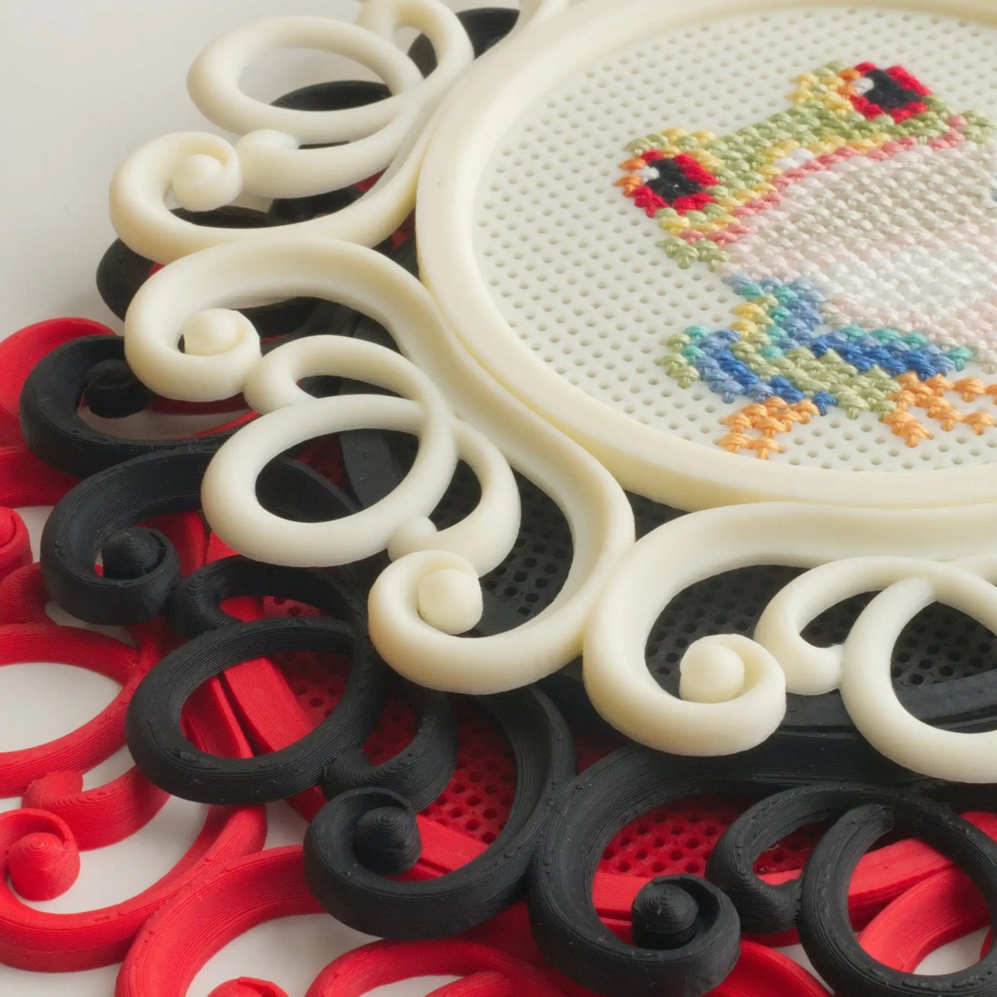 Cross Stitch Frame – Round Stitchable Cross Stitch Frame