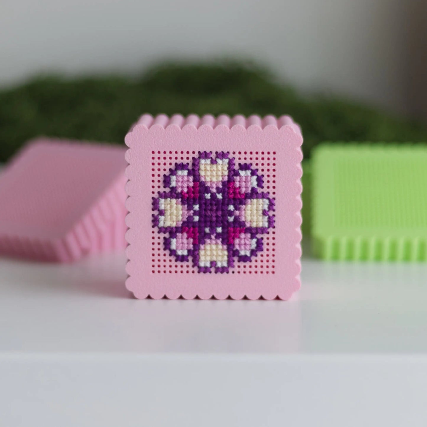 Square Cross Stitch Box – Stitchable Embroidery Base