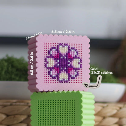 Square Cross Stitch Box – Stitchable Embroidery Base