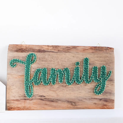 String Art Pattern - Family