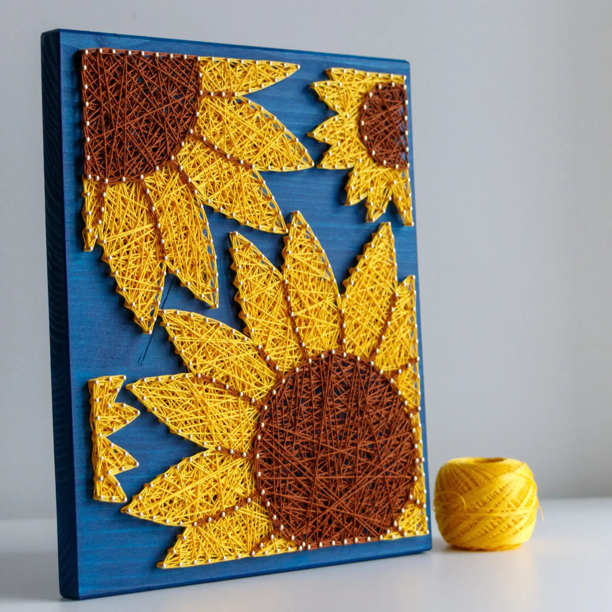 Sun String Crafts Large Sunflowers String Art DIY Kit for Adults | Adult Craft Kits