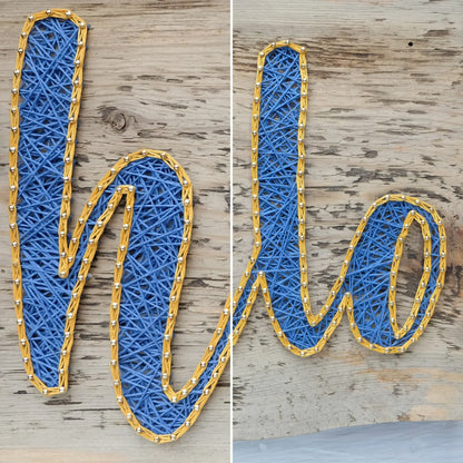String Art Pattern - Hello