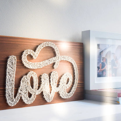 String Art Pattern - Love