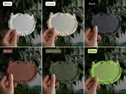 Ornate Plaque Cross Stitch Frame – Stitchable Embroidery Blank