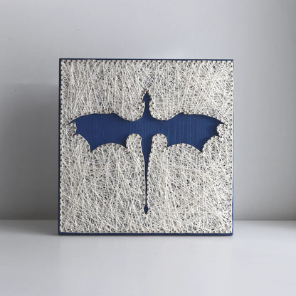 DIY kit - Dragon Silhouette String Art