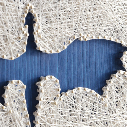 DIY kit - Dragon Silhouette String Art