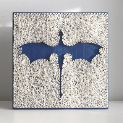 DIY kit - Dragon Silhouette String Art