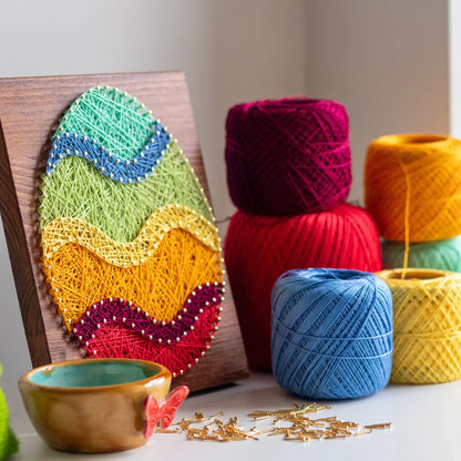 String Art Pattern - Easter Egg
