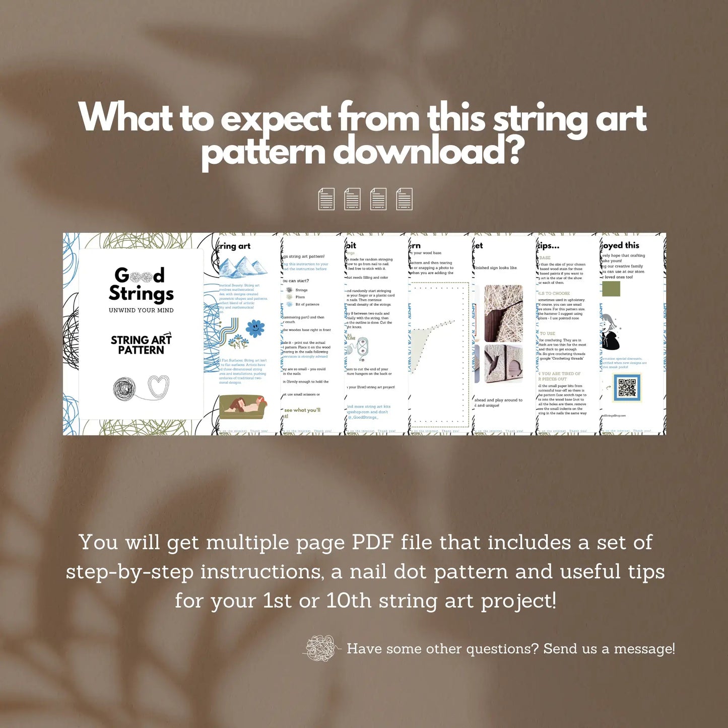 Sun, Moon, and Star String Art Pattern | GoodStrings